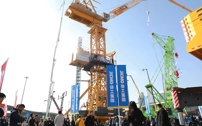 bauma CHINA 2024丨pp电子塔式起重机、智能施工升降机火热亮相