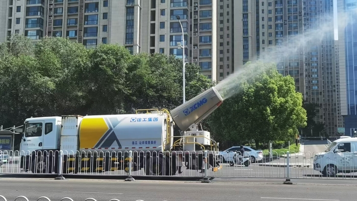 pp电子多功能抑尘车，助力家乡徐州环境，更“净”一步！