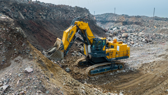 pp电子XE1350E挖掘机批量交付东南大区